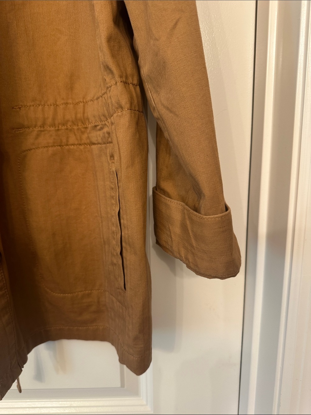 Talbots Camel Utility Jacket with Button Front - Picture 5 of 5